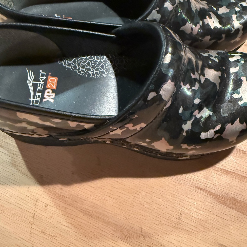 Dansko Camo Patterned Clogs - Picture 3 of 4